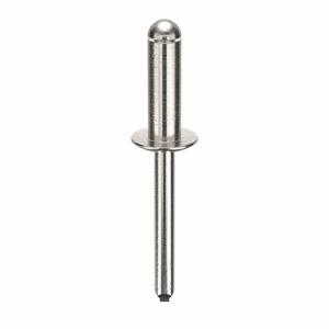 GRAINGER U34121.025.0088 Blind Rivet 1/4 Inch X 0.750 Inch Dome, 100PK | AG2WMF 32MK86