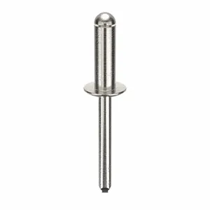 GRAINGER U34121.025.0088 Blind Rivet 1/4 Inch X 0.750 Inch Dome, 100PK | AG2WMF 32MK86