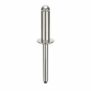 GRAINGER U34121.025.0810 Blind Rivet 1/4 Inch X 0.875 Inch Dome, 100PK | AG2WMG 32MK87