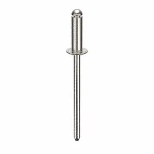 GRAINGER U34125.012.4244 Blind Rivet 1/8 Inch X 0.390 Inch Dome, 500PK | AG2WXH 32MN62