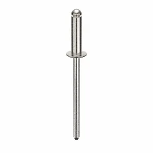 GRAINGER U34125.012.4345 Blind Rivet 1/8 Inch X 0.449 Inch Dome, 500PK | AG2WXJ 32MN63