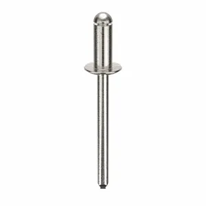 GRAINGER U34127.018.6264 Blind Rivet 3/16 Inch X 0.437 Inch Dome, 250PK | AG2WYH 32MN95