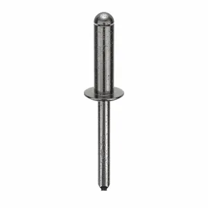 GRAINGER U34130.025.0810 Blind Rivet 1/4 Inch X 0.875 Inch Dome, 100PK | AG2WPJ 32ML40