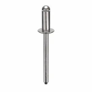 GRAINGER U34142.018.0064 Blind Rivet 3/16 Inch X 0.450 Inch Dome, 250PK | AG2WRL 32ML94