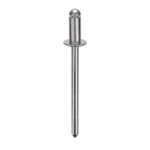 GRAINGER U34180.012.0042 Blind Rivet 1/8 Inch X 0.275 Inch Dome, 500PK | AG2WRX 32MM08