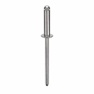 GRAINGER U34180.012.0046 Blind Rivet 1/8 Inch X 0.525 Inch Dome, 500PK | AG2WTB 32MM12