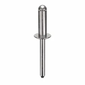 GRAINGER U34180.025.0088 Blind Rivet 1/4 Inch X 0.750 Inch Dome, 100PK | AG2WTR 32MM32