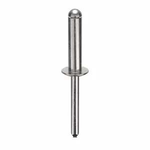 GRAINGER U34180.025.0812 Blind Rivet 1/4 Inch 10 Inch Dome, 100PK | AG2WTU 32MM34