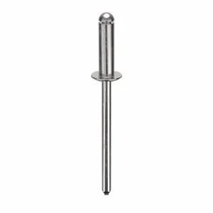 GRAINGER U34185.015.5355 Blind Rivet 5/32 Inch X 0.535 Inch Dome, 500PK | AG2WZK 32MP34