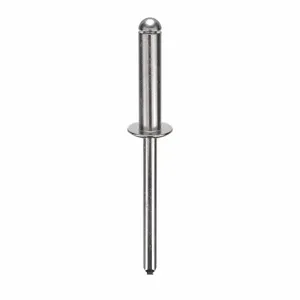 GRAINGER U34185.018.6769 Blind Rivet 3/16 Inch X 0.815 Inch Dome, 250PK | AG2WZU 32MP45