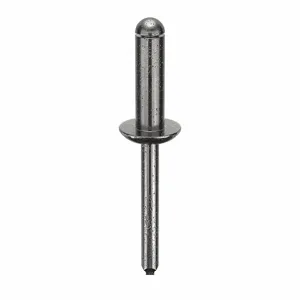 GRAINGER U34320.025.0810 Blind Rivet 1/4 Inch X 0.806 Inch Dome, 100PK | AG2XBP 32MR68