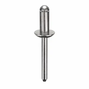 GRAINGER U34330.025.0086 Blind Rivet 1/4 Inch X 0.556 Inch Dome, 100PK | AG2XBT 32MR71