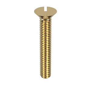 GRAINGER U48170.019.0125 Machine Screw Flat 10-24 X 1 1/4 Length, 50PK | AH3EJL 31JT67