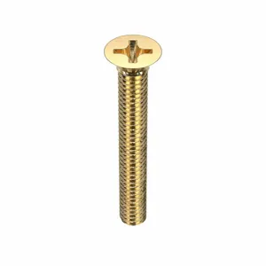 GRAINGER U48300.016.0125 Machine Screw Flat 8-32 X 1 1/4 Length, 50PK | AH3ELX 31JU50