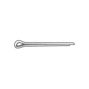 GRAINGER U39350.009.0087 Cotter Pin, Retaining, Extended Prong, Low Carbon Steel, 100 PK | CP9AZZ 41JW05