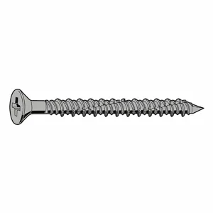 GRAINGER U70526.025.0225 Concrete Screws Hex Washer/Slot 3-3/4 Inch, 100PK | AG2FMB 31JC44