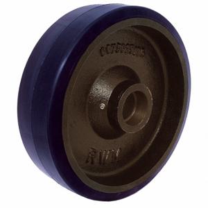 GRAINGER UIR-0840-20 Polyurethane Tread On Iron Core Wheel, 8 Inch Wheel Dia, 4 Inch Wheel Width, Blue | CQ3VMB 29XU38