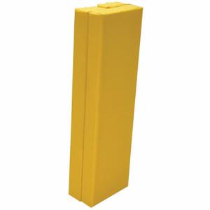 GRAINGER V-PAD-S-38-Y Column Protector, 8 Inch Fits Column Size, 36 Inch Overall Height, 14 Inch Overall Width | CQ2FFT 45XD84