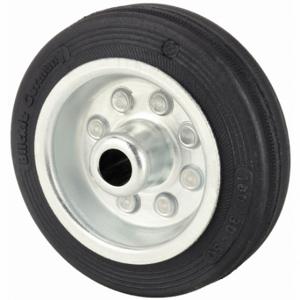 GRAINGER VE 100/12R-EL Flat-Free Solid Rubber Wheel, 3 7/8 Inch Wheel Dia, 1 1/4 Inch Wheel Width, 150 lb | CQ3RDJ 490V08