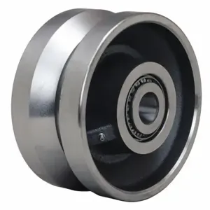 GRAINGER W-840-FVH-1MC V-Groove Track Wheel, 8 Inch Widthheel Dia, 4 Inch Widthheel Width, 6500 lb | CQ7QUH 52YU38