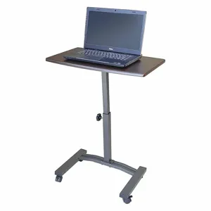 GRAINGER WEB162 Mobile Desk Cart, 23 5/8 Inch Width, 20 1/2 To 33 Inch Height, 15 3/4 Inch Depth | CJ2VBU 463L61