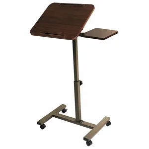 GRAINGER WEB662 Desk Cart, 28 Inch Width, 16 Inch Overall Depth, Walnut Top | CH9ZLF 463L62