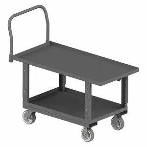 GRAINGER WHPTLUA24486MR95 Platform Truck, 2000 Lbs. Capacity, 48 x 24 Inch Size | CD3QPR 49DP21