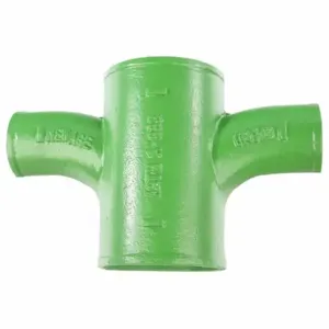 GRAINGER ZFB221864 Sanitary Cross, Cast Iron, 6 X 6 X 4 X 4 Inch Fitting Pipe Size, 13 Inch Length | CQ2ZAH 60XD13