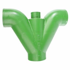 GRAINGER ZFB228058 Figure Five Combo, Cast Iron, 4 Inch x 2 Inch x 2 Inch x 4 Inch Fitting Pipe Size | CQ2YMF 60XD93