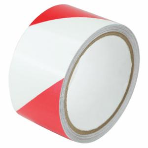 GRAINGER ZGS2X5-RD Floor Marking Tape, Glow-in-the-Dark, Striped, Red/White, 2 Inch x 15 ft | CP9PRD 452C10