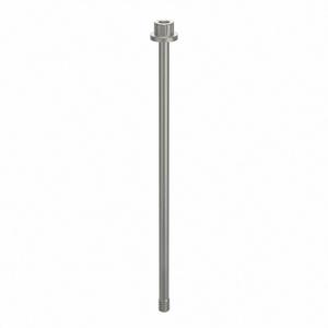 GRAINGER ZPS72008C62 Socket Head Cap Screw, #8-32 Thread Size, 4 1/16 Inch Length, Flanged Std, Plain, Aluminum | CQ4VRL 45FY54