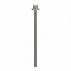 GRAINGER ZPS72014C64 Socket Head Cap Screw, 1/4-20 Thread Size, 4 7/16 Inch Size Length, Plain, Aluminum | CQ4WFV 45FZ52