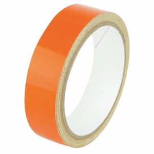 GRAINGER ZRF1X5OR Floor Marking Tape, Reflective, Solid, Orange, 1 Inch x 15 ft, 5.5 mil Tape Thick | CP9PVB 452D51