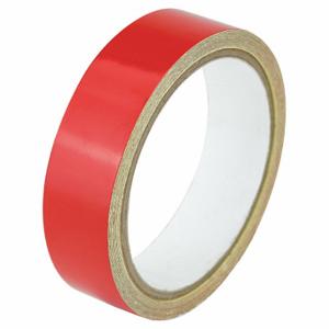 GRAINGER ZRF1X5RD Floor Marking Tape, Reflective, Solid, Red, 1 Inch x 15 ft, 5.5 mil Tape Thick | CP9PVC 452A88
