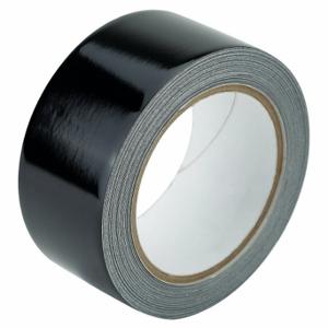 GRAINGER ZRF2X50BK Floor Marking Tape, Reflective, Solid, Black, 2 Inch x 50 ft, 5.5 mil Tape Thick | CP9PVD 452C55