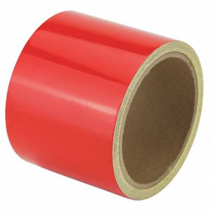GRAINGER ZRF3X5RD Bodenmarkierungsband, reflektierend, fest, rot, 3 Zoll x 15 Fuß, 5.5 mil Banddicke | CP9PTN 452A90