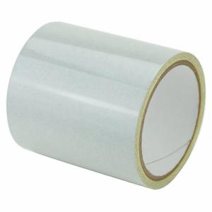 GRAINGER ZRF4X5WT Floor Marking Tape, Reflective, Solid, White, 4 Inch x 15 ft, 5.5 mil Tape Thick | CP9PTX 452C03