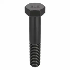 GRAINGER ZS61638C32 Hex Head Cap Screw, Stainless Steel, 316, Black Oxide, 3/8 16, Coarse, 2 Inch Length | CQ6XDR 420N69