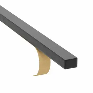 GRAINGER ZUSA-EVA-34 Eva Strip, Std, 1 Inch X 9 Ft Nominal Size, 1/2 Inch Thick, Black, Closed Cell | CP9GTR 497K35