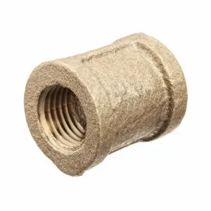 GRAINGER ZUSA-PF-10195 Coupling, Brass, 1 1/2 Inch X 1 1/2 Inch Fitting Pipe Size | CQ7GKM 60VN30