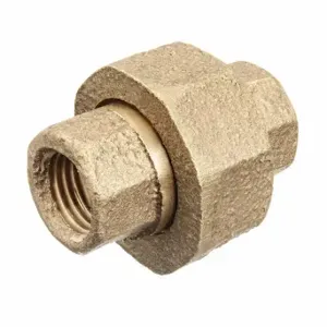 GRAINGER ZUSA-PF-10214 Union, Brass, 1 1/4 Inch X 1 1/4 Inch Fitting Pipe Size | CQ7HBM 60VR62