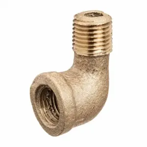 GRAINGER ZUSA-PF-10381 90 Deg. Street Elbow, Brass, 3 Inch X 3 Inch Fitting Pipe Size, Male Npt X Female Npt | CQ7GKF 60VR45