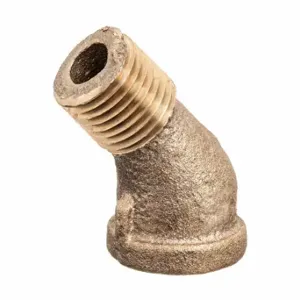 GRAINGER ZUSA-PF-10436 45 Deg. Street Elbow, Brass, 1 1/2 Inch X 1 1/2 Inch Fitting Pipe Size | CQ7HDA 60VN14