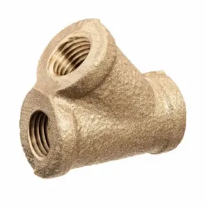 GRAINGER ZUSA-PF-10518 Wye, Brass, 3/4 Inch X 3/4 Inch X 3/4 Inch Fitting Pipe Size | CQ7HCA 60VR72