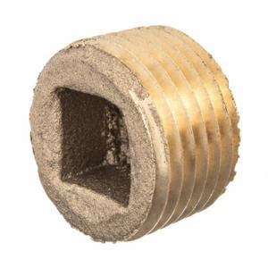 GRAINGER ZUSA-PF-10564 Plug, Brass, 4 Inch Fitting Pipe Size, Male Npt, Class 125, 1 3/16 Inch Overall Length | CQ7GUG 60VR43
