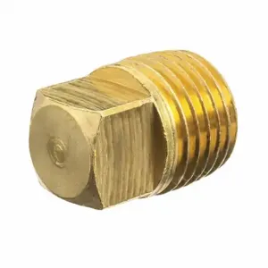 GRAINGER ZUSA-PF-10581 Square Head Plug, Brass, 1 1/2 Inch Fitting Pipe Size | CQ7GYJ 60VR16