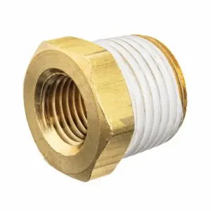 GRAINGER ZUSA-PF-10665 Hex Bushing, Brass, 1 1/2 Inch X 1/2 Inch Fitting Pipe Size | CQ7GLV 60VU58