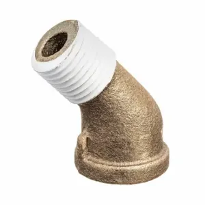 GRAINGER ZUSA-PF-10689 45 Deg. Street Elbow, Brass, 1 1/2 Inch X 1 1/2 Inch Fitting Pipe Size | CQ7GGN 60VU38