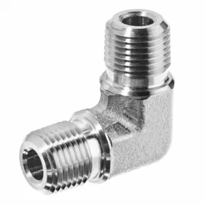 GRAINGER ZUSA-PF-7881 90 Deg. Elbow, 304 Ss, 1/2 Inch X 1/2 Inch Fitting Pipe Size, Male Npt X Male Npt | CQ7HGG 60VF63