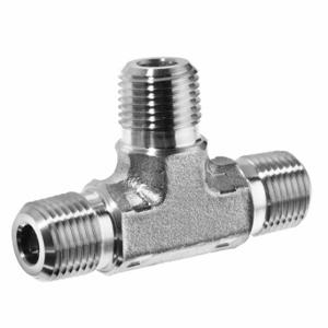GRAINGER ZUSA-PF-7890 Male Tee, 1/8 Inch X 1/8 Inch X 1/8 Inch Fitting Pipe Size, Stainless Steel | CQ7JAB 60VF69